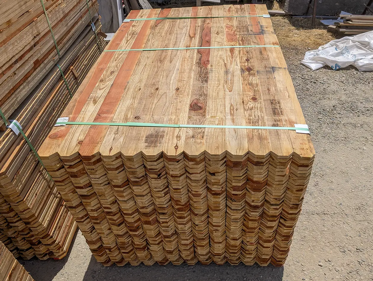 4" Redwood Fence